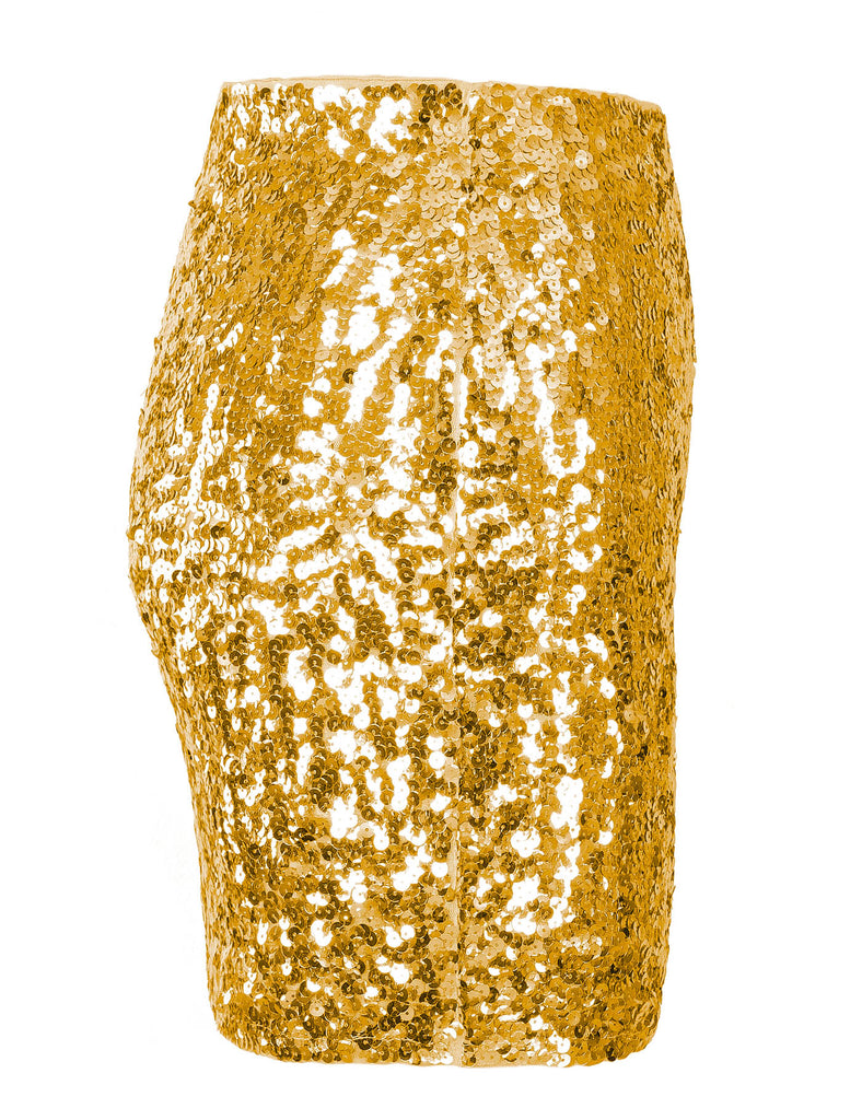 glitter-bodycon-sequin-skirt-night-out-party-gold