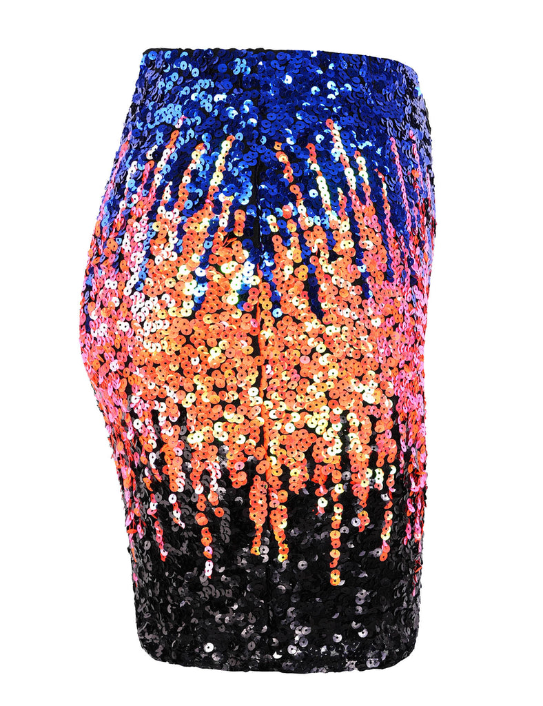 glitter-sequin-skirt-party-night-out-blue-orange-black-side