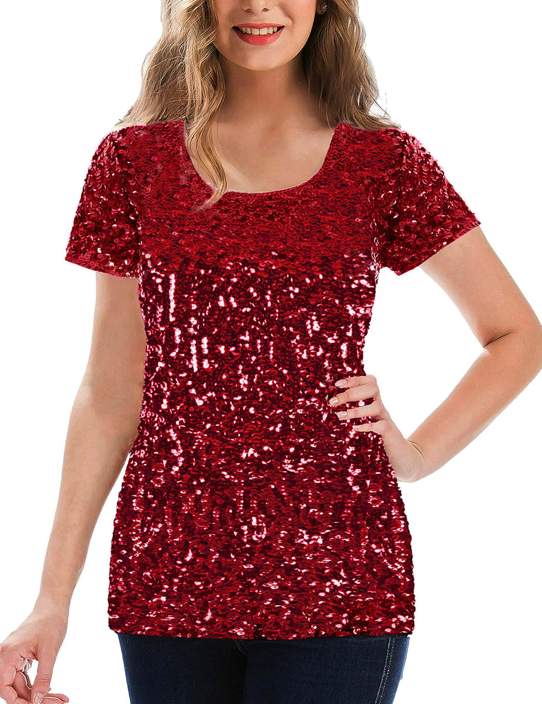 glitter-sequin-tops-for-women-party-burgundy