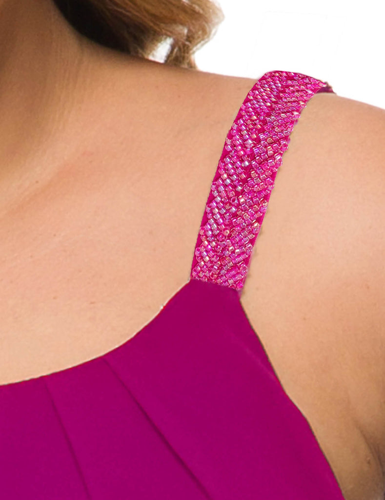 plus-size-tops-for-women-pleated-tank-cami-rose-pink-pleated-strap