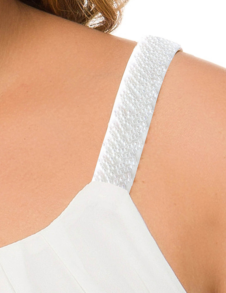plus-size-tops-for-women-pleated-tank-cami-white-pleated-strap